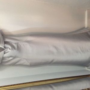 Cameron Blake Mother’s dress, silver, size 14o
